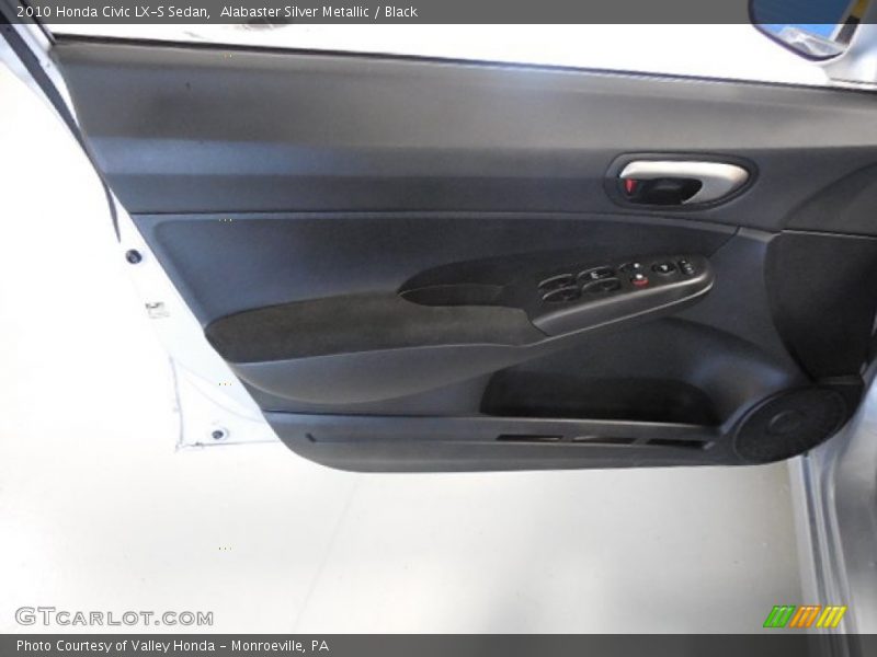Alabaster Silver Metallic / Black 2010 Honda Civic LX-S Sedan