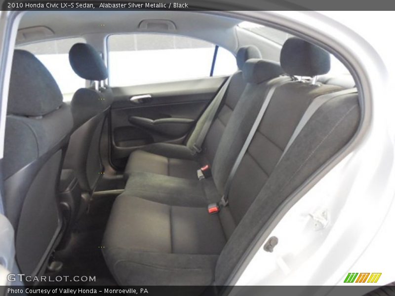 Alabaster Silver Metallic / Black 2010 Honda Civic LX-S Sedan