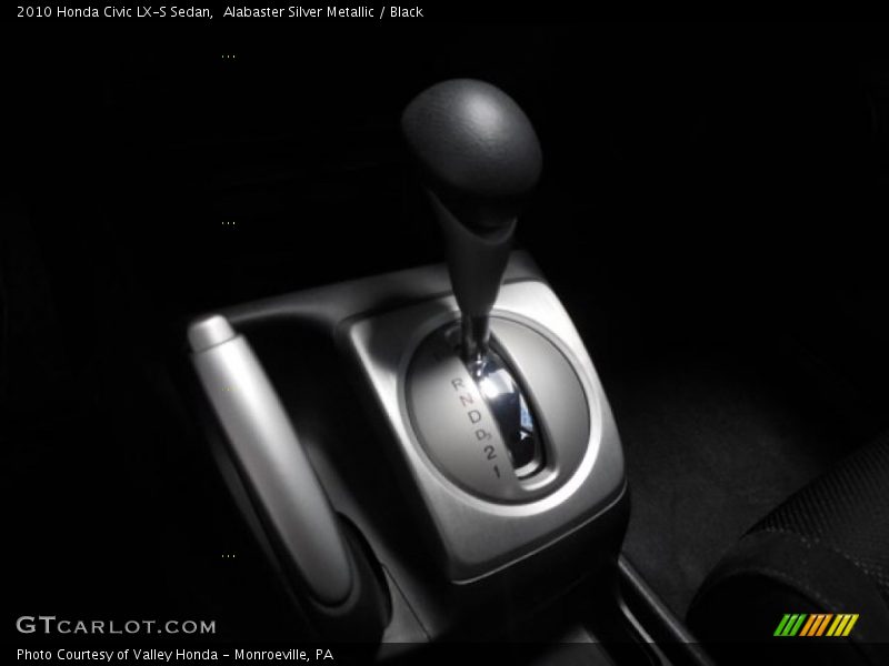 Alabaster Silver Metallic / Black 2010 Honda Civic LX-S Sedan