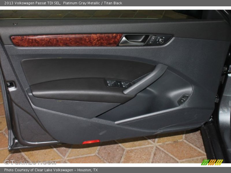 Platinum Gray Metallic / Titan Black 2013 Volkswagen Passat TDI SEL