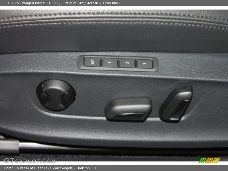 Platinum Gray Metallic / Titan Black 2013 Volkswagen Passat TDI SEL