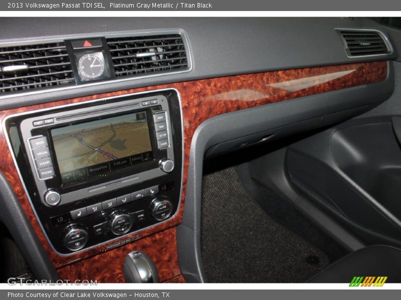 Platinum Gray Metallic / Titan Black 2013 Volkswagen Passat TDI SEL