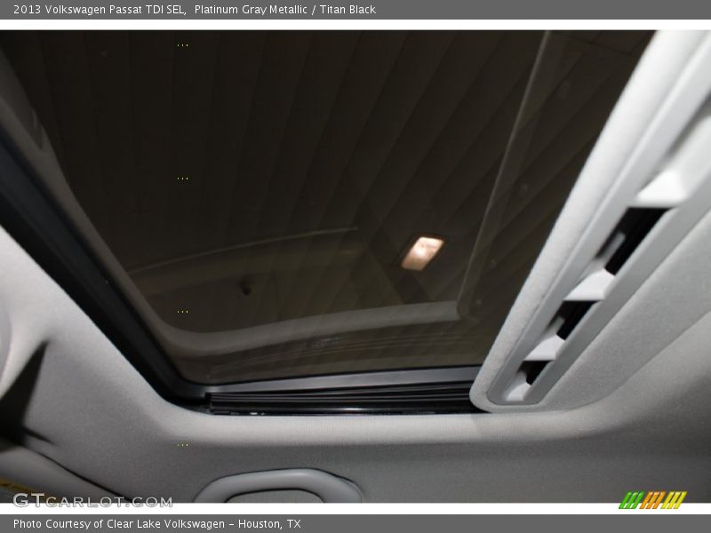 Platinum Gray Metallic / Titan Black 2013 Volkswagen Passat TDI SEL