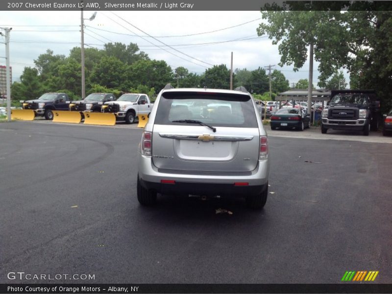 Silverstone Metallic / Light Gray 2007 Chevrolet Equinox LS AWD