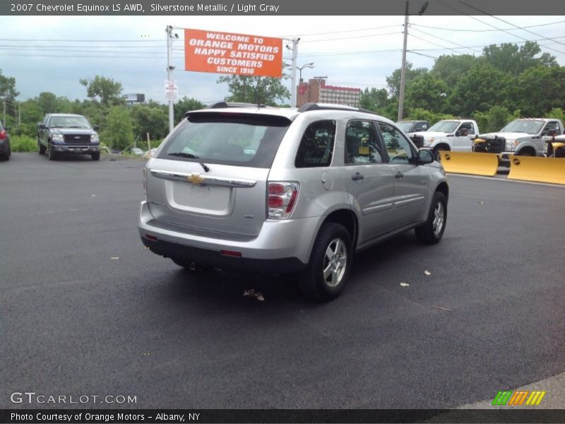 Silverstone Metallic / Light Gray 2007 Chevrolet Equinox LS AWD