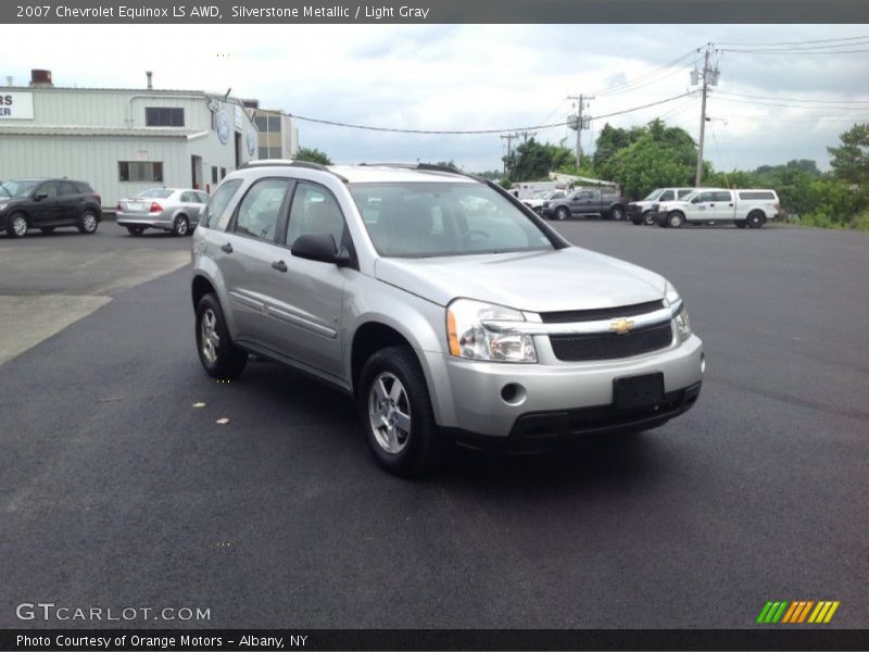 Silverstone Metallic / Light Gray 2007 Chevrolet Equinox LS AWD