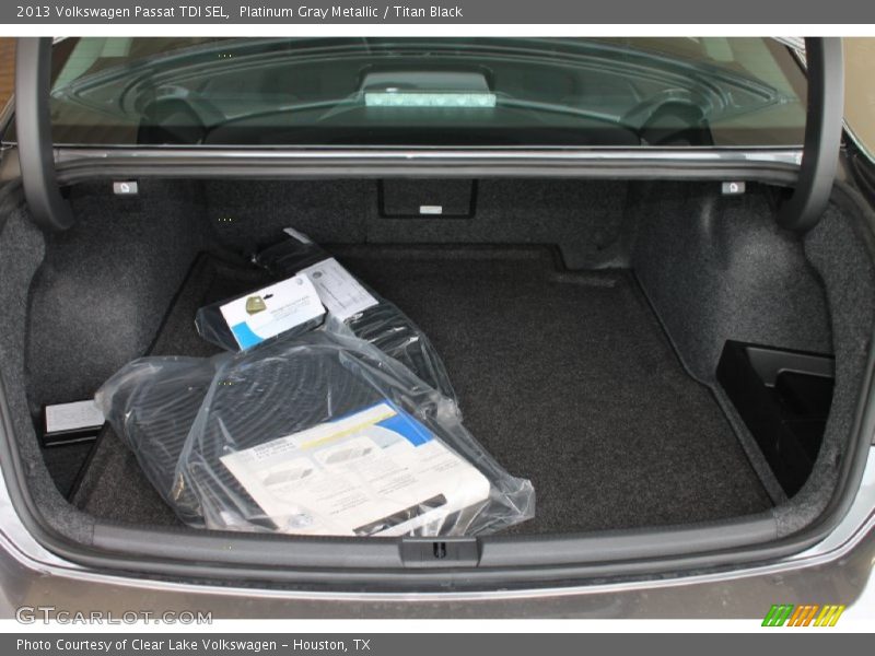Platinum Gray Metallic / Titan Black 2013 Volkswagen Passat TDI SEL