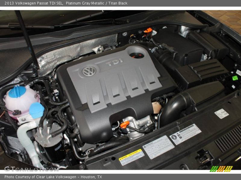 Platinum Gray Metallic / Titan Black 2013 Volkswagen Passat TDI SEL