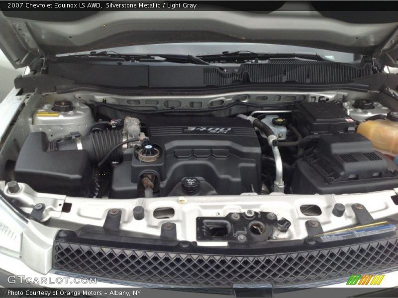Silverstone Metallic / Light Gray 2007 Chevrolet Equinox LS AWD