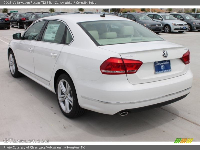 Candy White / Cornsilk Beige 2013 Volkswagen Passat TDI SEL