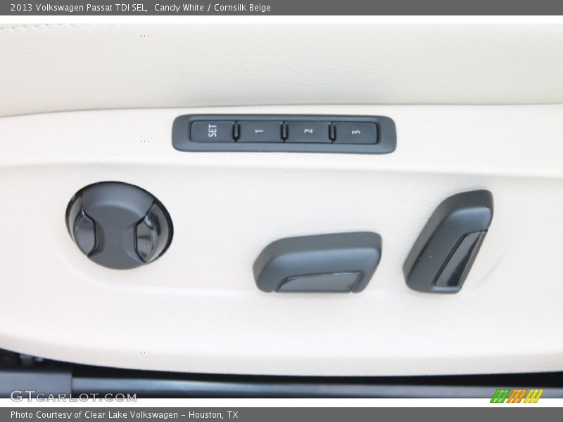 Candy White / Cornsilk Beige 2013 Volkswagen Passat TDI SEL