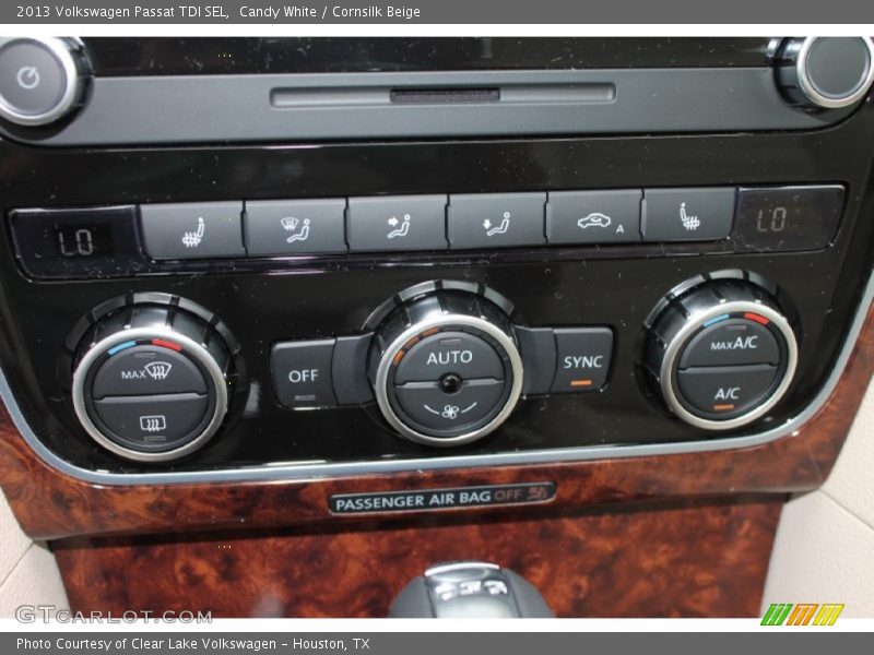Candy White / Cornsilk Beige 2013 Volkswagen Passat TDI SEL