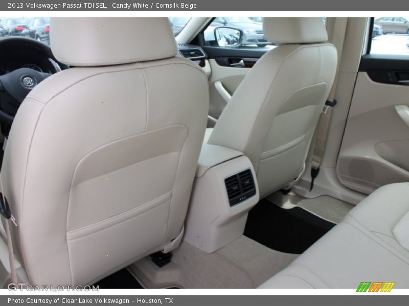 Candy White / Cornsilk Beige 2013 Volkswagen Passat TDI SEL