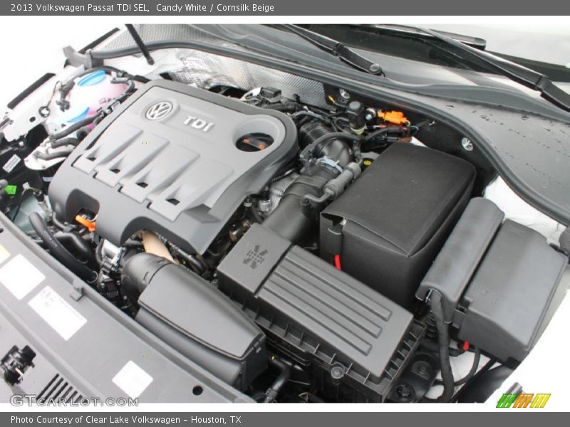 Candy White / Cornsilk Beige 2013 Volkswagen Passat TDI SEL