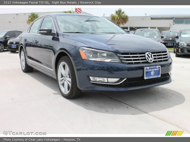Night Blue Metallic / Moonrock Gray 2013 Volkswagen Passat TDI SEL