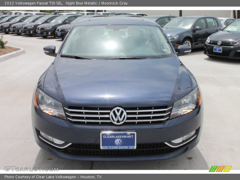 Night Blue Metallic / Moonrock Gray 2013 Volkswagen Passat TDI SEL