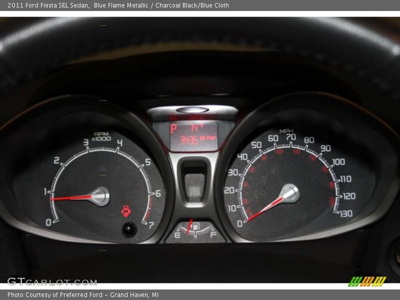  2011 Fiesta SEL Sedan SEL Sedan Gauges