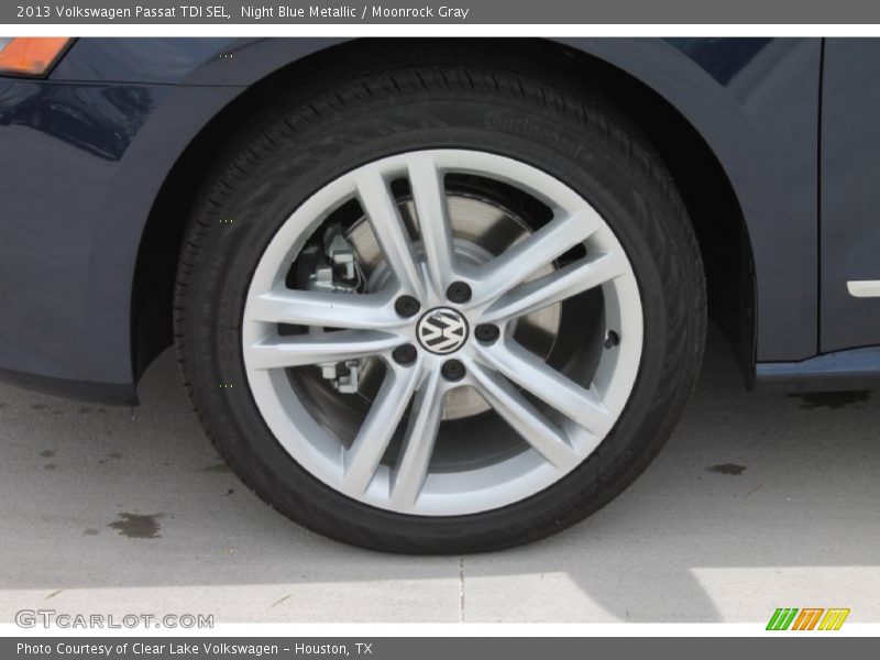 Night Blue Metallic / Moonrock Gray 2013 Volkswagen Passat TDI SEL
