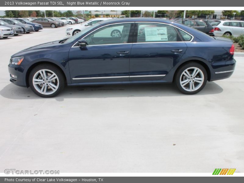 Night Blue Metallic / Moonrock Gray 2013 Volkswagen Passat TDI SEL