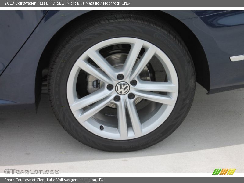 Night Blue Metallic / Moonrock Gray 2013 Volkswagen Passat TDI SEL