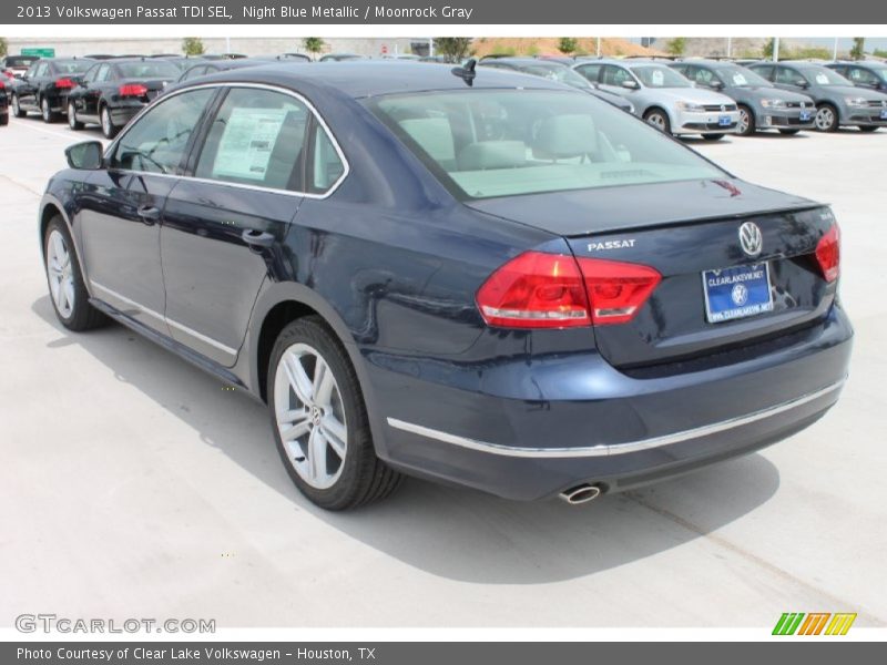 Night Blue Metallic / Moonrock Gray 2013 Volkswagen Passat TDI SEL
