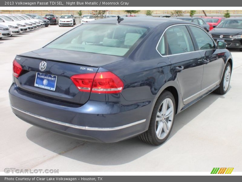 Night Blue Metallic / Moonrock Gray 2013 Volkswagen Passat TDI SEL