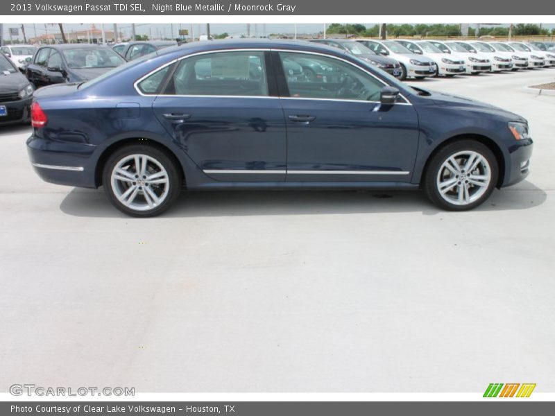 Night Blue Metallic / Moonrock Gray 2013 Volkswagen Passat TDI SEL