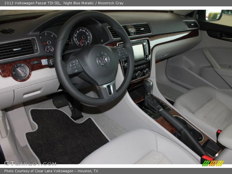 Night Blue Metallic / Moonrock Gray 2013 Volkswagen Passat TDI SEL