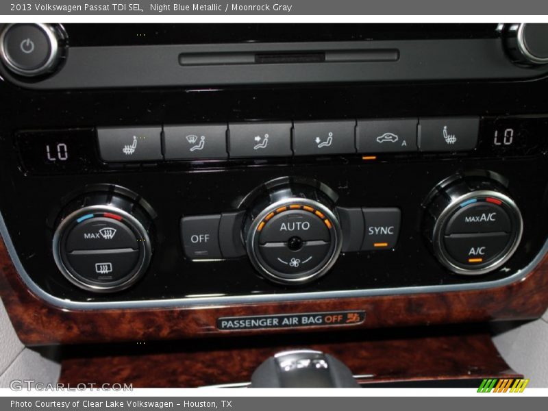 Night Blue Metallic / Moonrock Gray 2013 Volkswagen Passat TDI SEL