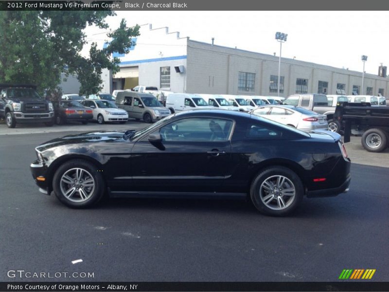 Black / Charcoal Black 2012 Ford Mustang V6 Premium Coupe