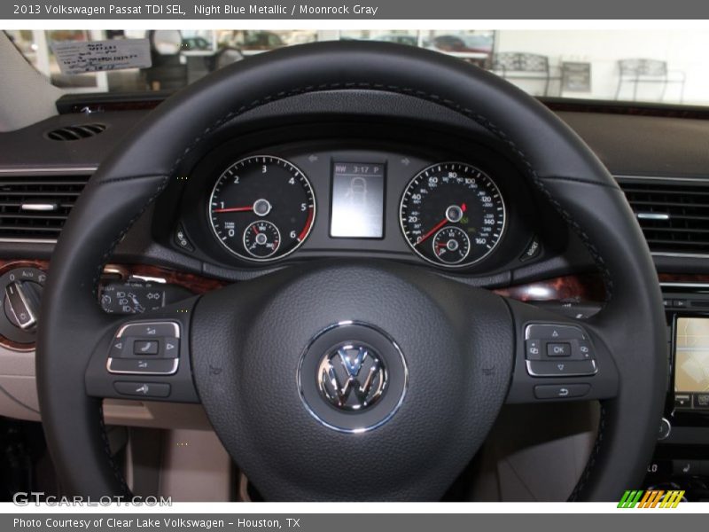 Night Blue Metallic / Moonrock Gray 2013 Volkswagen Passat TDI SEL