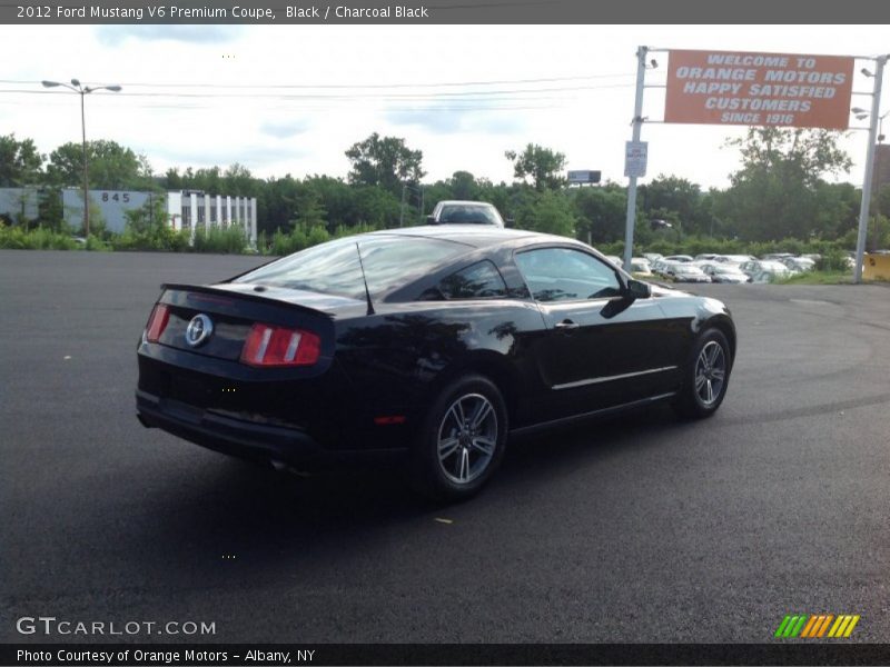 Black / Charcoal Black 2012 Ford Mustang V6 Premium Coupe
