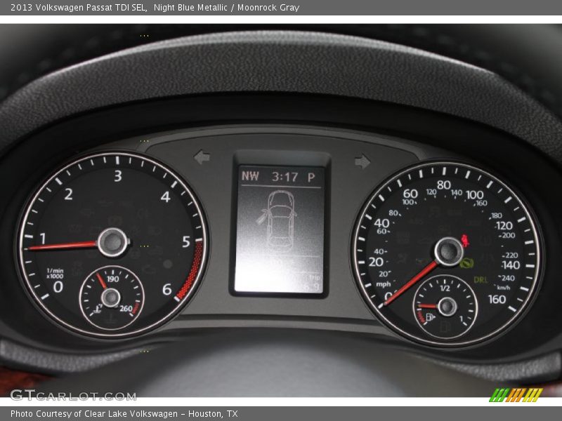 Night Blue Metallic / Moonrock Gray 2013 Volkswagen Passat TDI SEL