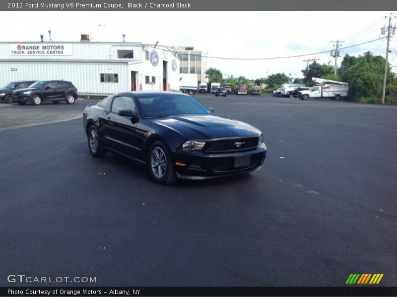 Black / Charcoal Black 2012 Ford Mustang V6 Premium Coupe