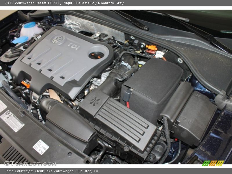 Night Blue Metallic / Moonrock Gray 2013 Volkswagen Passat TDI SEL