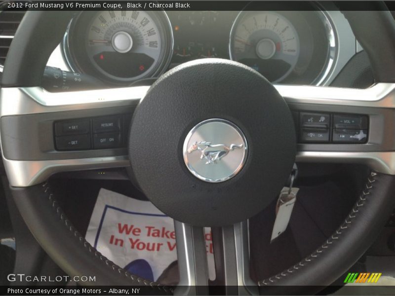 Black / Charcoal Black 2012 Ford Mustang V6 Premium Coupe