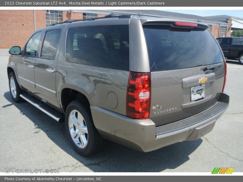 Mocha Steel Metallic / Light Cashmere/Dark Cashmere 2013 Chevrolet Suburban LTZ 4x4