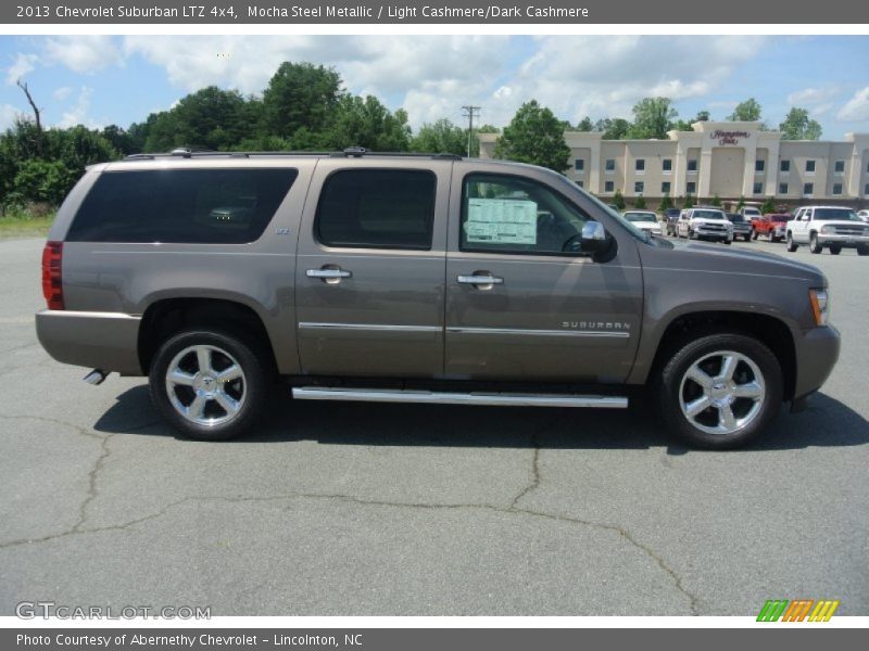 Mocha Steel Metallic / Light Cashmere/Dark Cashmere 2013 Chevrolet Suburban LTZ 4x4