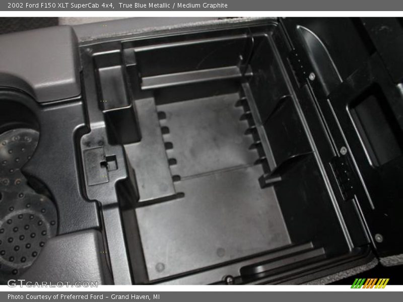 True Blue Metallic / Medium Graphite 2002 Ford F150 XLT SuperCab 4x4