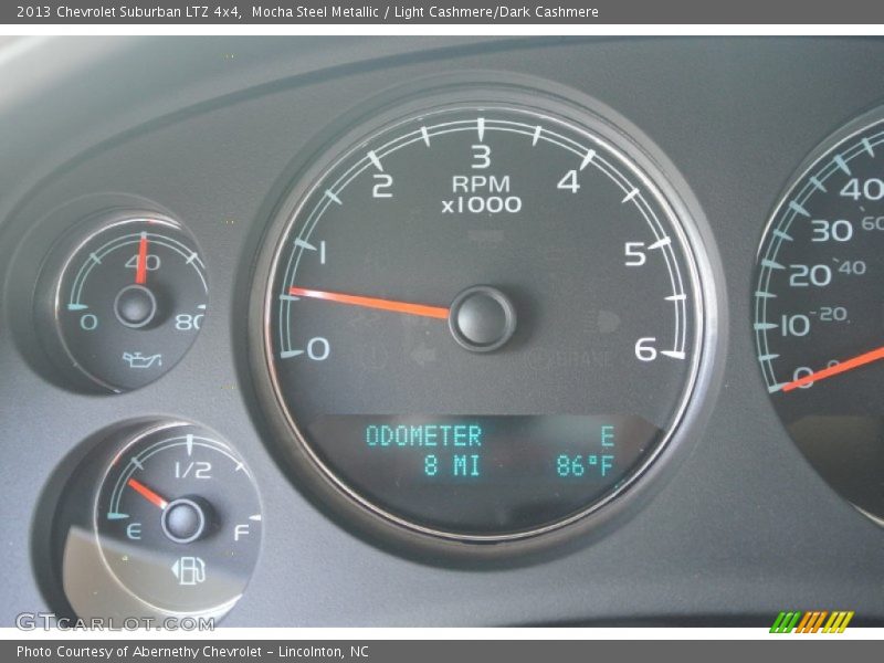 Mocha Steel Metallic / Light Cashmere/Dark Cashmere 2013 Chevrolet Suburban LTZ 4x4