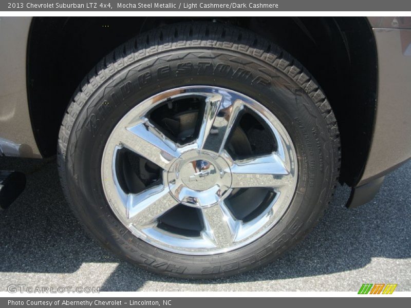 Mocha Steel Metallic / Light Cashmere/Dark Cashmere 2013 Chevrolet Suburban LTZ 4x4