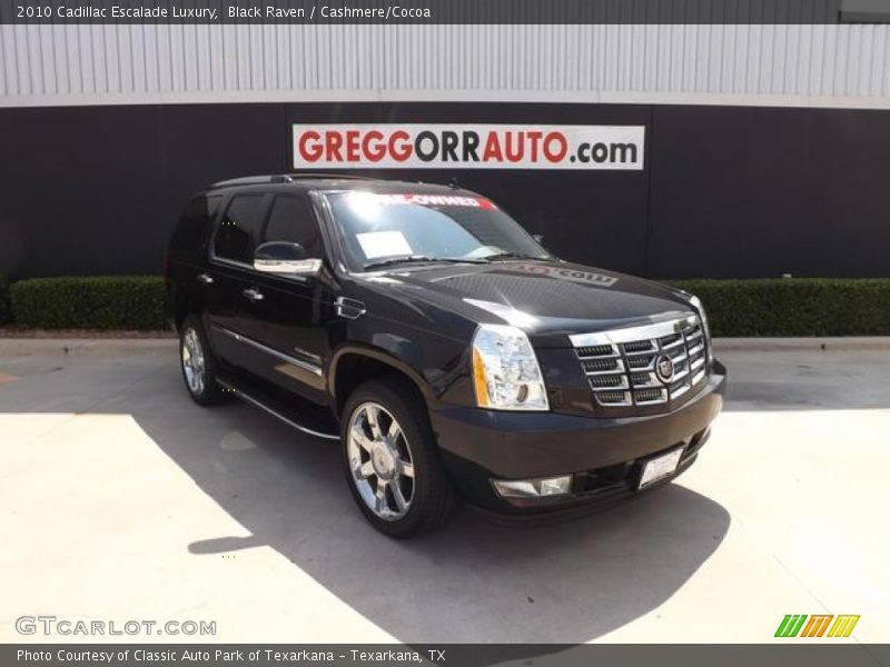 Black Raven / Cashmere/Cocoa 2010 Cadillac Escalade Luxury