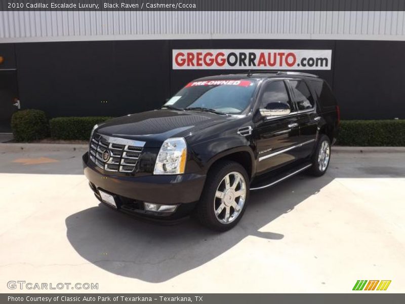 Black Raven / Cashmere/Cocoa 2010 Cadillac Escalade Luxury