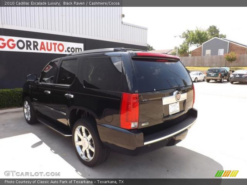 Black Raven / Cashmere/Cocoa 2010 Cadillac Escalade Luxury