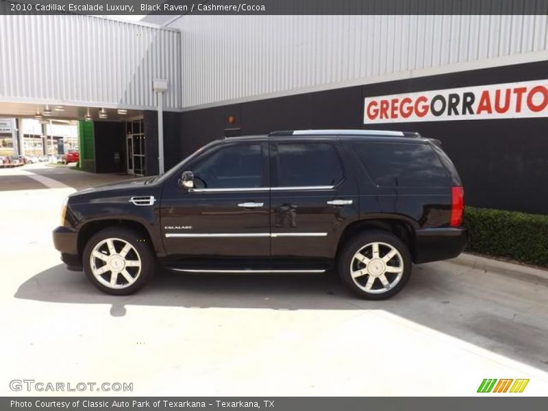 Black Raven / Cashmere/Cocoa 2010 Cadillac Escalade Luxury