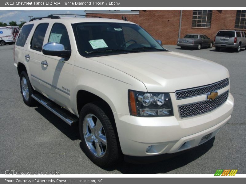 White Diamond Tricoat / Ebony 2013 Chevrolet Tahoe LTZ 4x4