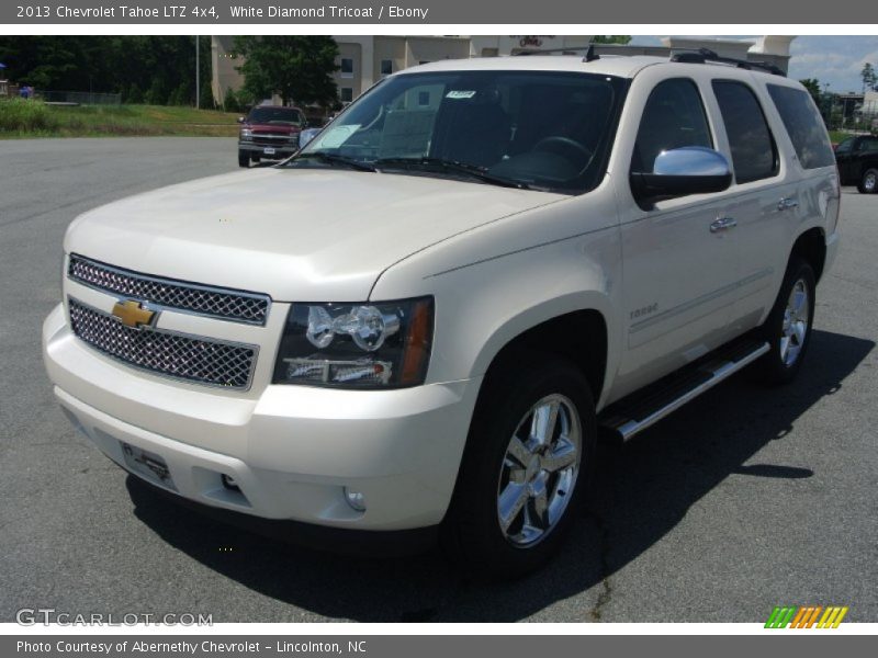 White Diamond Tricoat / Ebony 2013 Chevrolet Tahoe LTZ 4x4