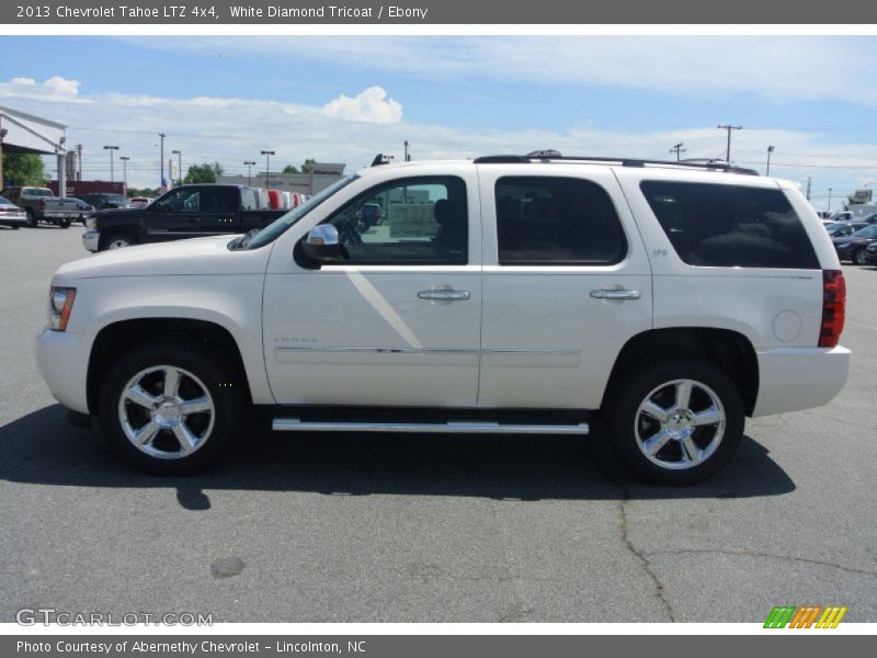 White Diamond Tricoat / Ebony 2013 Chevrolet Tahoe LTZ 4x4