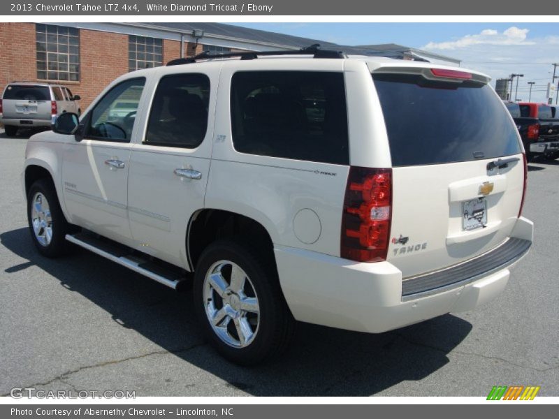 White Diamond Tricoat / Ebony 2013 Chevrolet Tahoe LTZ 4x4