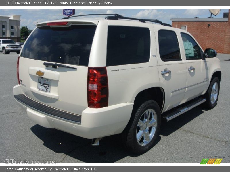 White Diamond Tricoat / Ebony 2013 Chevrolet Tahoe LTZ 4x4